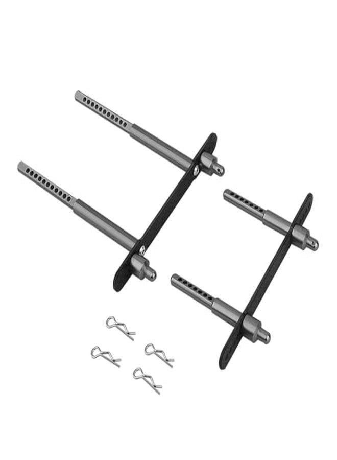 قطع غيار ترقية سيارة الزحف التي تعمل بالتحكم عن بعد Axial SCX10 II 90046 90047 بمقياس 1/10 (رمادي) - Image 4